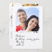 grillige Romance bruiloft uitnodigen Kaart (Voorkant / Achterkant)