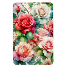 Grillige Roos Patroon Magneet