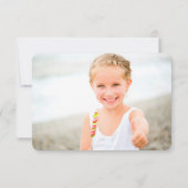 Grillige Roze Cupcakes Boom Kinderverjaardag Foto Bedankkaart (Achterkant)