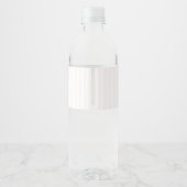 grillige roze doedel harten bruiloft waterfles etiket (Achterkant)
