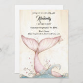 Grillige Roze Walvisstaart Kaart (Voorkant / Achterkant)