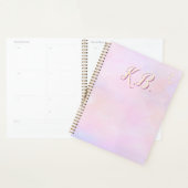 Grillige Roze Watergekleurde Studie Essential Planner (Display)