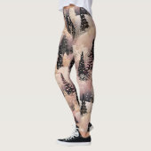 Grillige Roze Winterlandschap (2) Leggings (Links)