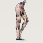 Grillige Roze Winterlandschap (2) Leggings (Rechts)