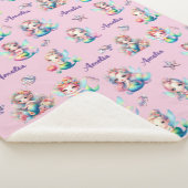 Grillige roze zeemeerminnen onder het Zee Sherpa Deken (3/4)