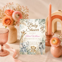 Grillige Safari Baby Shower