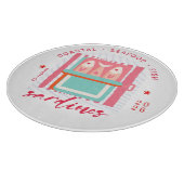 Grillige Sardines Kuststrand Roze Snijplank (Hoek)