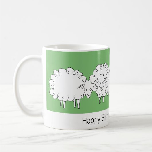 Grillige Schaap Mok (Links)