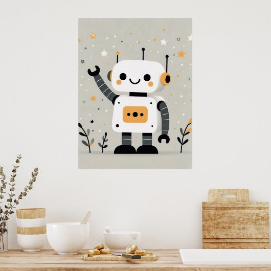 grillige schakeling poster (Keuken)