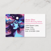  grillige schoonheidssalon afspraak visitekaartje (Voorkant)