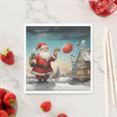 grillige sinterklaas 5 papier servet (Insitu)