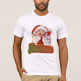 grillige sinterklaas geloven t-shirt