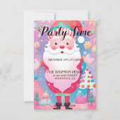 grillige sinterklaas kerstfeest uitnodiging (Voorkant)