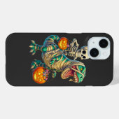 Grillige Skelet Rijdt Mummie T-Rex Halloween Case-Mate iPhone Case (Achterkant (horizontaal))