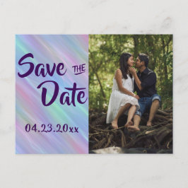 grillige slierten | Holo Fairy Pastel Foto Eveneme Aankondigingskaart