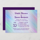 grillige slierten | Holo Fairy Pastel Regenboog Om Kaart (Voorkant / Achterkant)