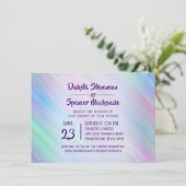 grillige slierten | Holo Fairy Pastel Regenboog Om Kaart (Staand voorkant)