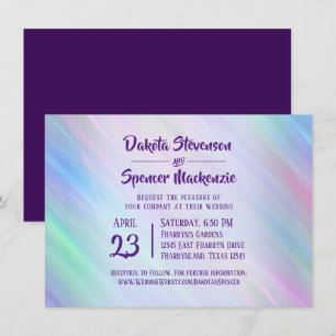 grillige slierten   Holo Fairy Pastel Regenboog Om Kaart