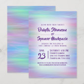 grillige slierten | Holo Fairy Pastel Regenboog Om Kaart (Voorkant / Achterkant)