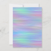grillige slierten | Holo Fairy Pastel Regenboog Om Kaart (Achterkant)