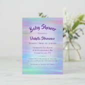 grillige slierten | Holo Fairy Pastel regenboogdou Kaart (Staand voorkant)