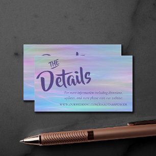 grillige slierten   Website van Holo Fairy Pastel  Informatiekaartje