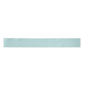 Grillige Sneeuwvlokken in Aqua Blauwe Patroon Satijnen Lint (Voorkant)