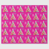 Grillige Snoepboom Cadeaupapier (Vlak)