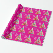 Grillige Snoepboom Cadeaupapier (Uitgerold)