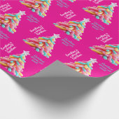 Grillige Snoepboom Cadeaupapier (Hoek)