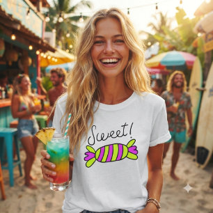 Grillige Snoepjes grafische “Lekker!” T-shirt