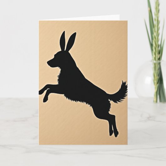 Grillige Springkaart van een Schepsel Kaart (Voorkant)