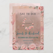 Grillige Sprookjes Bloem Save the Date (Voorkant / Achterkant)