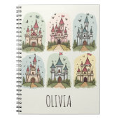 grillige sprookjeskastelen notitieboek (Voorkant)