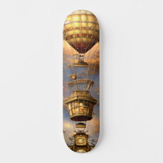 grillige steampunk heteluchtballon persoonlijk skateboard