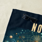 GRILLIGE STEAMPUNK KLEURRIJKE ZEEPAARDJES STRANDLAKEN (In situ)