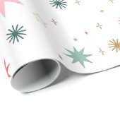 Grillige stervontploffing en sterpatroon cadeaupapier (Rol Hoek)