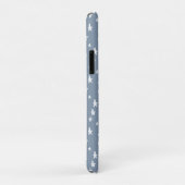 Grillige Stofblauwe en Witte met de Hand Getekende Case-Mate iPhone Case (Achterkant/rechts)
