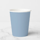 Grillige Stofblauwe Oh Boy Shower Papier Bekers (Achterkant)