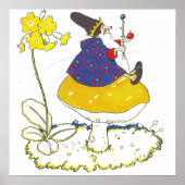  grillige Storybook bruiloft in het bos Poster (Voorkant)