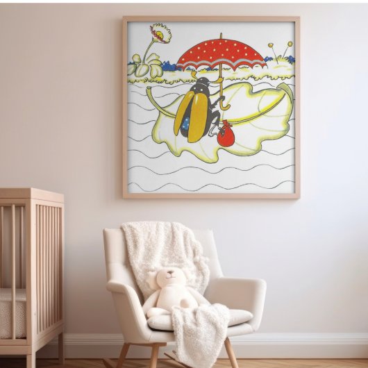 grillige Storybook bruiloft in het bos Poster