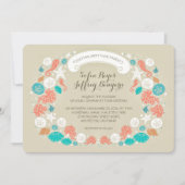 grillige strand bruiloft uitnodigingen (Voorkant)