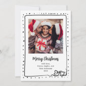 grillige strik | Foto: Vrolijk kerstfeest Feestdagenkaart (Voorkant)