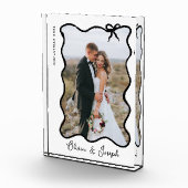 grillige strik | Zwart-Wit Fotoblokken (Rechts)