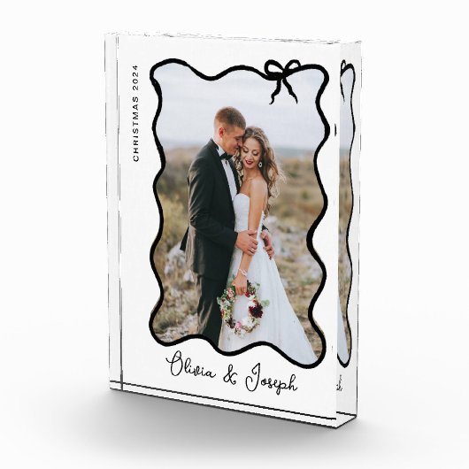 grillige strik | Zwart-Wit Fotoblokken (Rechts)