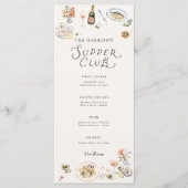 Grillige Supper Club Diner Menu (Voorkant)
