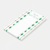 Grillige Te doen of niet te doen pauw Post-it® Notes (Schuin)
