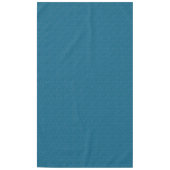 Grillige Teal Oogst Tafelkleed (Voorkant)