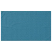 Grillige Teal Oogst Tafelkleed (Voorkant (Horizontaal))