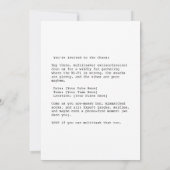 grillige tech-overload meisjeschaos kaart (Achterkant)